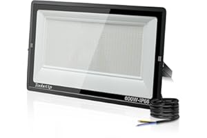 TOOBETTP Faretto LED 600W, Faretti LED da Esterno 60000LM 6500K Bianco Freddo, Fari Led da Esterno Impermeabile IP66 per Giardino Cortile Garage Pareti