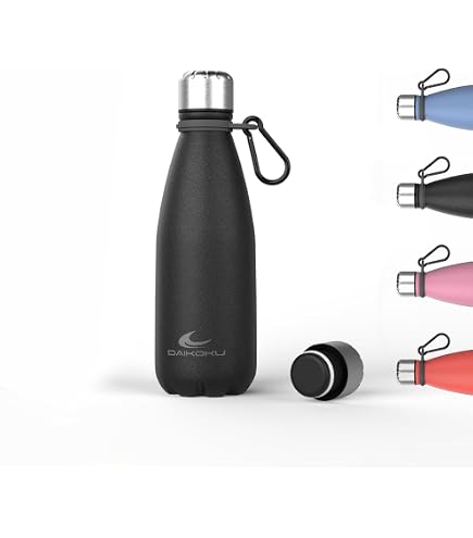 Borraccia/BOTTIGLIA termica 500 ml, borraccia sportiva, thermos caffè, borraccia isotermica, borraccia termica 500 ml, borraccia d'acqua, acciaio inossidabile, 3 colori