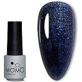 MOMO professional Kalıcı Oje S030 Yaldızlı Gece Mavisi 4 ml