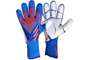 KRUZZO Children Football Gloves Goalkeeper Gloves, Soccer Gloves for Boys, Girls & Junior Keepers Football Gloves for Training and Match, Non-slip, Wrist Protection, Size 6/7/8/9/10