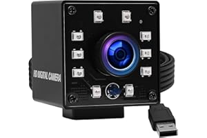 Svpro 1080P Visión Nocturna Ojo de Pez USB Cámara CMOS OV2710 IR LED Infrarrojo Webcam con Corte IR HD Cámara de Vigilancia