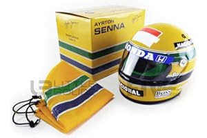 Mini Helmet- Miniatura da Collezione, Colore Giallo/Verde/Blu, AS-HS-1990