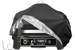Iptienda Grill Cover for Ninja Woodfire Pro XL Electric BBQ Grill & Smoker, Waterproof Outdoor Electric Barbecue Grill Cover Woodfire Covers for OG850UK, 59x53x41cm