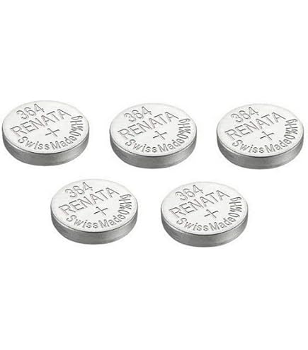 Batterie Renata 364 Per Orologi - 10 Pezzi, Ossido D'Argento, 1.55V, Lunga Durata