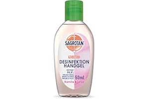 ‎SAGROTAN Sagrotan Healthy Touch Hand Disinfectant Gel Chamomile & Lotus Disinfectant for On the Go (1 x 50 ml)