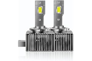 XELORD D1S LED Lampadine Alta Luminosità Luce Bianca Fari Auto 35W 12V Sostituiscono Direttamente Le Luci HID Originali(2 Pezzi)