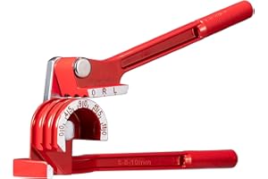 GVIVEJ Piega Tubi Manuale,Piegatubi, Utensile per Piegare Tubi, Piegatubi da 0 a 180 Gradi, per Tubi in Rame, Alluminio e Metallo Tenero