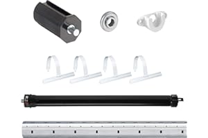 NOBILY Rolladen-Komplett-Set f. 40mm Achtkantwelle Mini-Rolladenmotor 13Nm + Mechanik-Set, Gesamtlänge bis 1.50 Meter