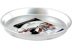 BALDASSARE AGNELLI Pentole Agnelli Linea Pasticceria e Pizza Tortiera Conica in Alluminio con Orlo (H 3 cm), Argento, 16 cm