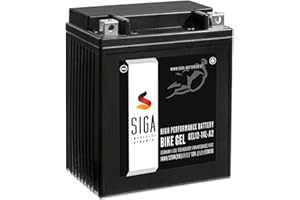 SIGA IMPULSIVE DYNAMIK SIGA GEL Motorradbatterie 12V 14Ah 270A/EN GEL Batterie YB14L-A2 YB14L-B2 GEL12-14L-A2 CB14L-A2 12N14-3A 51411