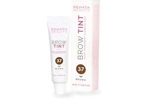 RB RENATA BEAUTY Renata Beauty Tinta per Sopracciglia 15 ml – Colore per Sopracciglia Premium – Tintura per Sopracciglia Personalizzabile Durata 4 Settimane – Colore Delicato – 4 Colori Disponibili [Marrone]