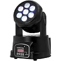 Projecteur LED Mobile, Lampe Effet DJ, Lumière Multicolore, Contrôle DMX512 Et Voix, Rotation 630°, Angle Vertical 240°, Montage Simple, Compact 19x19x17cm, Pour Mariage, Fête, Bar