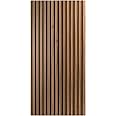 Art3d 4 Wood Slat Acoustic Panels for Wall and Ceiling - 3D Fluted Sound Absorbing Panel with Wood Finish - Walnut Covering 2.88㎡