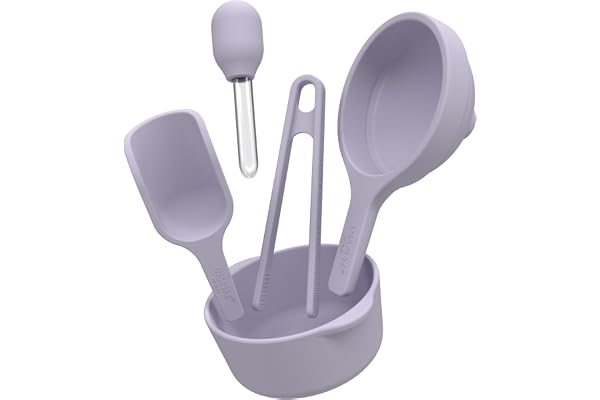 Inspire My Play Lilac Tuff Tray Accessories Start Kit - Sensoriska Tray Fillers Leksaker - Stökig Lek Tillbehör