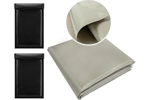 Hodufy RF Faraday Fabric Kit 44” x 36” + 2 Extra Faraday Bags, Military Grade Conductive Material, Nickel Copper Fabric, RF Shielding for Smart Meters