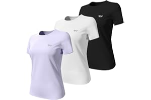 Lo.gas Maglietta Sportiva Uomo Manica Corta Asciugatura Rapida Traspirante per Palestra e Corsa 3/5 Pezzi