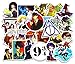 Price comparison product image Sanmatic 50 Pcs Sticker Pack,Harry Potter Unique Cool Stickers Kid Teens Notebook Guitar Skateboard Travel Stickers Waterproof (Potter)