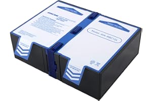 Avacom Ava-RBC124 - Batería de Repuesto para APC: RBC124 - Batería para UPS - Compuesta por la batería Marca Long Brand Compatible con BR1200GI/BR1500GI y Otros