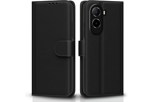 Pikkme Flip Cover for Mi Redmi A7 Pro/Poco C85x 5G / C81 Leather Finish | Inside TPU with Card Pockets | Wallet Stand and Sho