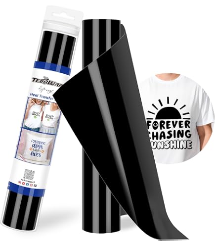 Siser EasyWeed HTV Vinyl - 3 Sheets 12x15 Inch, Light Pink Heat Transfer For T-Shirts & Apparel
