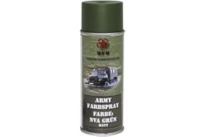ARMEEVERKAUF BW Army Farbspraydosen Sprühfarbe Armeelack 400ml DS 13,25 ?/L NVA grün matt
