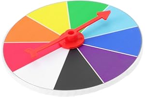 Housoutil Juguetes para niños, rueda de premios para girar, juego de beber: 10 cm Game Table Board- Rueda para premios con bandeja - Raffle - Rueda de precio de mesa - Rueda de precio de mesa - Rueda