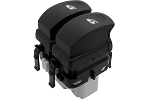 MCamooer Window Regulator Button for Clio 3 8200214943 Control Switch Window Lever Driver Side Front Left for Modus 8200214939 214939