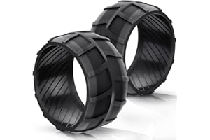 Lottsall 2 protezioni per ruota XL, con profilo di aumento e miglioramento della trazione per robot tosaerba Landroid – Compatibile con ruota anteriore modelli S300, M500/Plus, M700/Plus, M1000, L800,