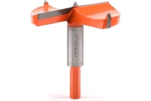 ITOOLFIRM Mèche Forstner 80 mm avec guidage - Foret à bois avec tige hexagonale - Foret à charnière pour bois et bois dur