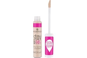 Essence Cosmetics Stay All Day 14H Correttore Lunga Durata, Lunga Durata, Coprenza, Risultato Immediato, Naturale, Opaca, 7ml