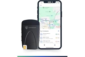 Comeback 4G GPS-Tracker Auto ohne ABO mit Simkarte, Live Tracking für Motorrad & Wohnmobil Magnetisch und Montage Livetracking Android/IOS, Realtime, Geschwindigkeit, Geozaun, Peilsender