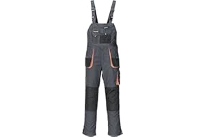 Terratrend Job 3229-62-6310 Größe 62 Herren Latzhose dunkelgrau/schwarz
