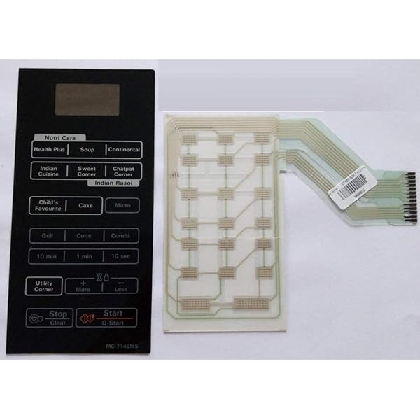 AV Microwave Oven Membrane Keypad Compatible/Replaceable with LG