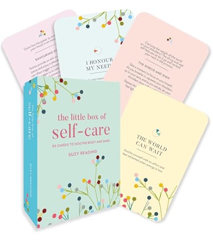 metaFox Mindfulness Kaartenset 'Mindful Moments' door becoming - 55 zelfverzorgingskaarten met dagelijkse affirmaties en meditatieactiviteiten - bevestigingskaarten en mindful oefeningen voor