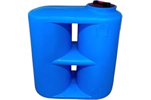 GIURGOLA Serbatoio Polietilene per acqua dimensioni compatte per spazi stretti mod. TWIN 300 litri Made in Italy