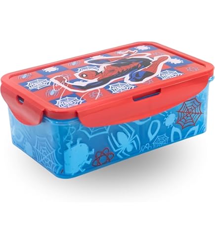 Gourde Réutilisable Stor Spiderman 510 Ml - Fermeture Automatique, Paille Incluse