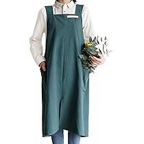 Pincy Jeansschürze Unisex - Verstellbare Kochschürze Mit 5 Taschen Für Küche & Café