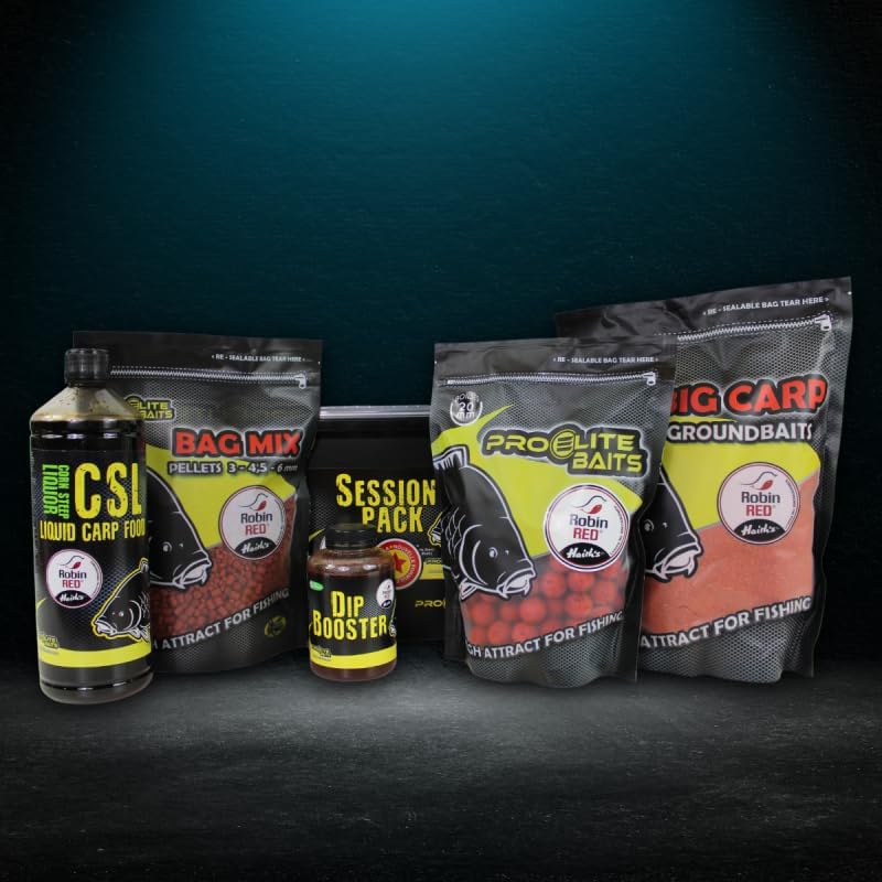 Pro Elite Baits Session Pack Classic | Carp Food | Pack Cebo para Pesca de Peces Grandes |