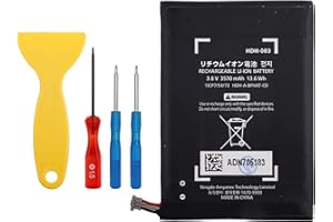 Vvsialeek Batterie compatible avec Switch HDH-001 HDH-002 Switch Lite Switch Lite avec kit d'outils