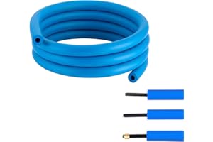 Kiuiom 1.7M Bicicleta Marco Interno Amortiguador,Espuma Manga Tubo Bicicleta,Bikes Cable De Absorción De Sonido,Cable De Espuma De Circuito Amortiguador,para Tubo Transmisión,6MM,Azul