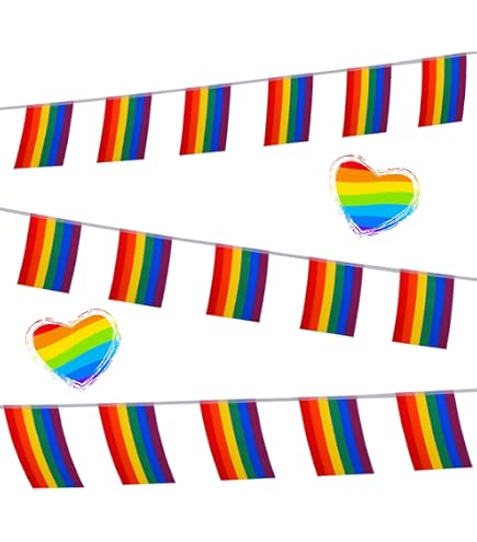 LGBT-Flagge 90x150 Cm – Buntes Polyester-Banner Mit 2 Messingösen Für Wand Und Zimmer