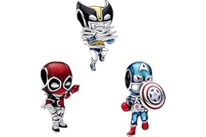 DOYAFER 925 Sterling Silver Charm Bead Set Women Bracelet Pendant Alien Dog, Kitten, Princess, Hero Bead Set Fit Women'S Bracelet Necklace Birthday Gift For Friends Diy Jewelry Gift 3 Piece/Pacag