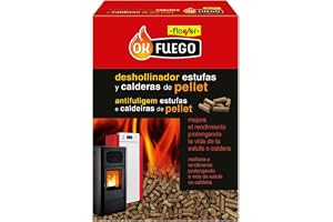 Flower - Frigörare för pelletsugnar och pannor, sot- och tjärborttagare, optimerar effektivitet och hållbarhet, enkel och säk