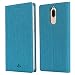 Produktbild Feitenn Huawei Mate 10 lite Hülle, dünne Premium PU Leder Flip Handy Schutzhülle | TPU-Stoßstange, Kartenschlitz, Kameraschutz- und Standfunktion Brieftasche Etui (Blau)