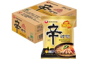 KOREAN MARKET Caja Shin Ramyun Pollo | Ramen Coreano Instantáneo | Pack 20 | 120g