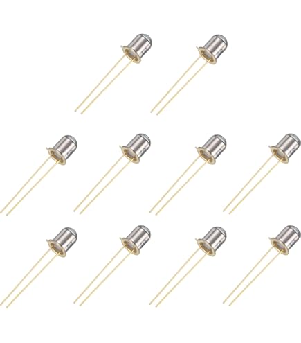 Uxcell 5pcs Photosensitive Diode Photodiodes Light Sensitive