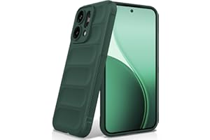 BonYonka Funda para OPPO Reno 14 5G, Case de Silicona Resistente a Golpes y Arañazos, Forro de Microfibra Suave, Funda Integral con Protección para La Cámara, Verde