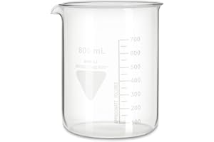 NEOLAB RASOTHERM Beaker Glass Low Shape with Spout (Boro 3.3) 800 ml