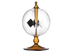 DORAMI Radiomètre à énergie solaire orange Crookes énergie solaire girouettes moulin à vent cadeau décoration de bureau à la maison