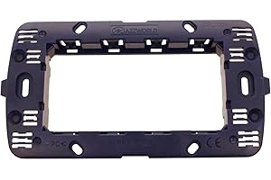 ZOREI Soporte compatible con Bticino Living Light, soporte para caja 502 503 504 507 (1, 4 módulos/plazas)